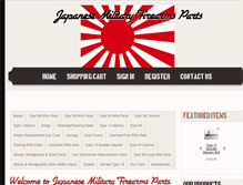 Tablet Screenshot of japanesemilitaryfirearmsparts.com